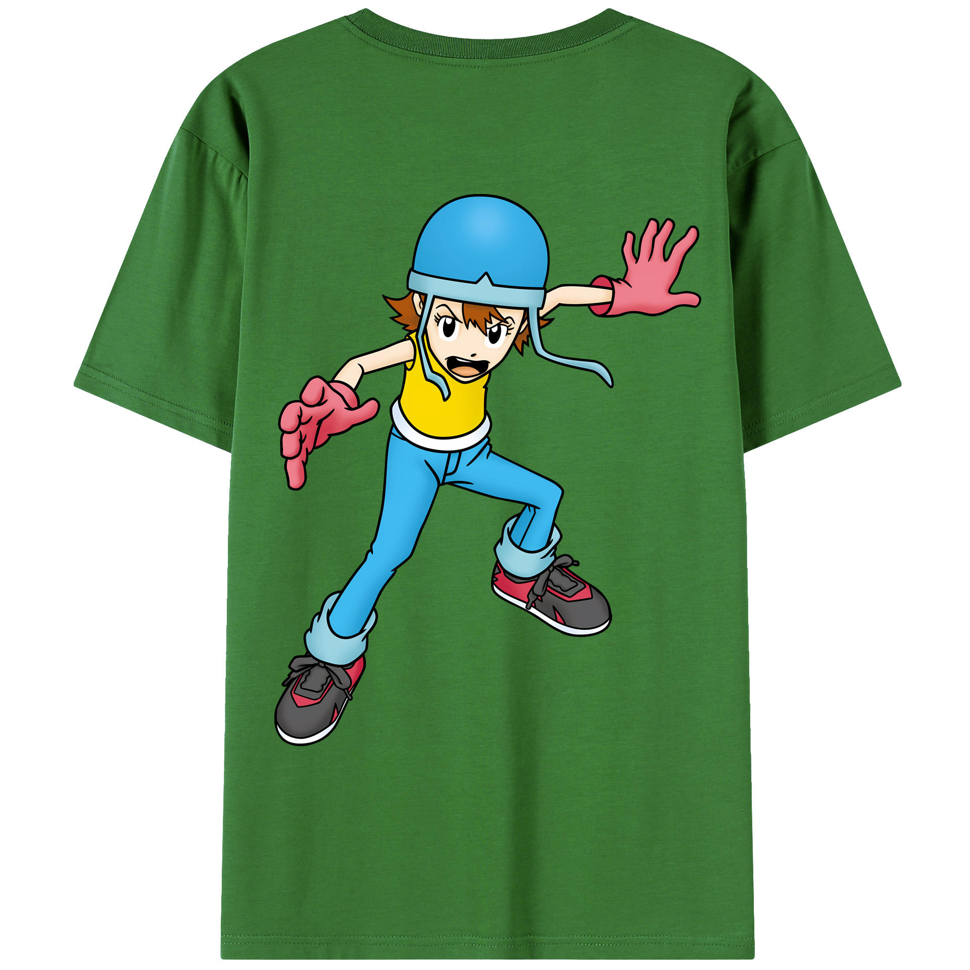 （画像用） Digimon デジタルモンスター/デジモン レディース半袖Tシャツ(バックプリント)